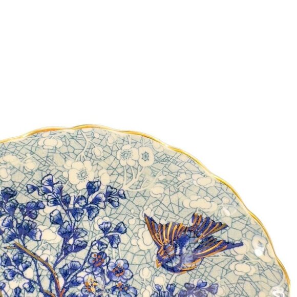 Circa 1880s Hand Painted Farmhouse Decor Country Cottage Plate Dish Set 2 VTG - Picture 4 of 11